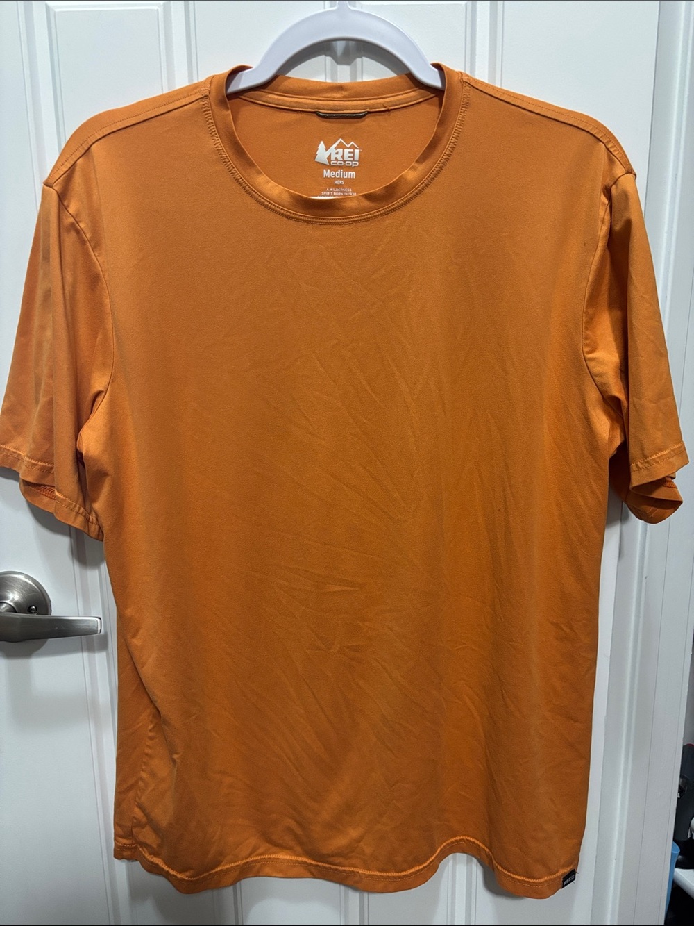 REI Men's Short-Sleeve Performance Tee in Orange
